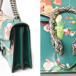 Gucci Shoulder Bag GUCCI 2way Dionysus Chain Blooms Flower Print Green Multi Leather 400249 Outlet