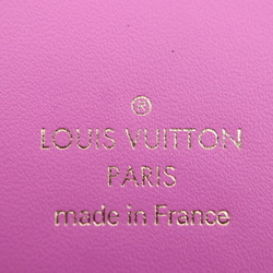LOUIS VUITTON Porte Claire Illustre Keychain M00621 Monogram Vernis Blue Pink Gold Hardware Key Ring Bag Charm Vuitton