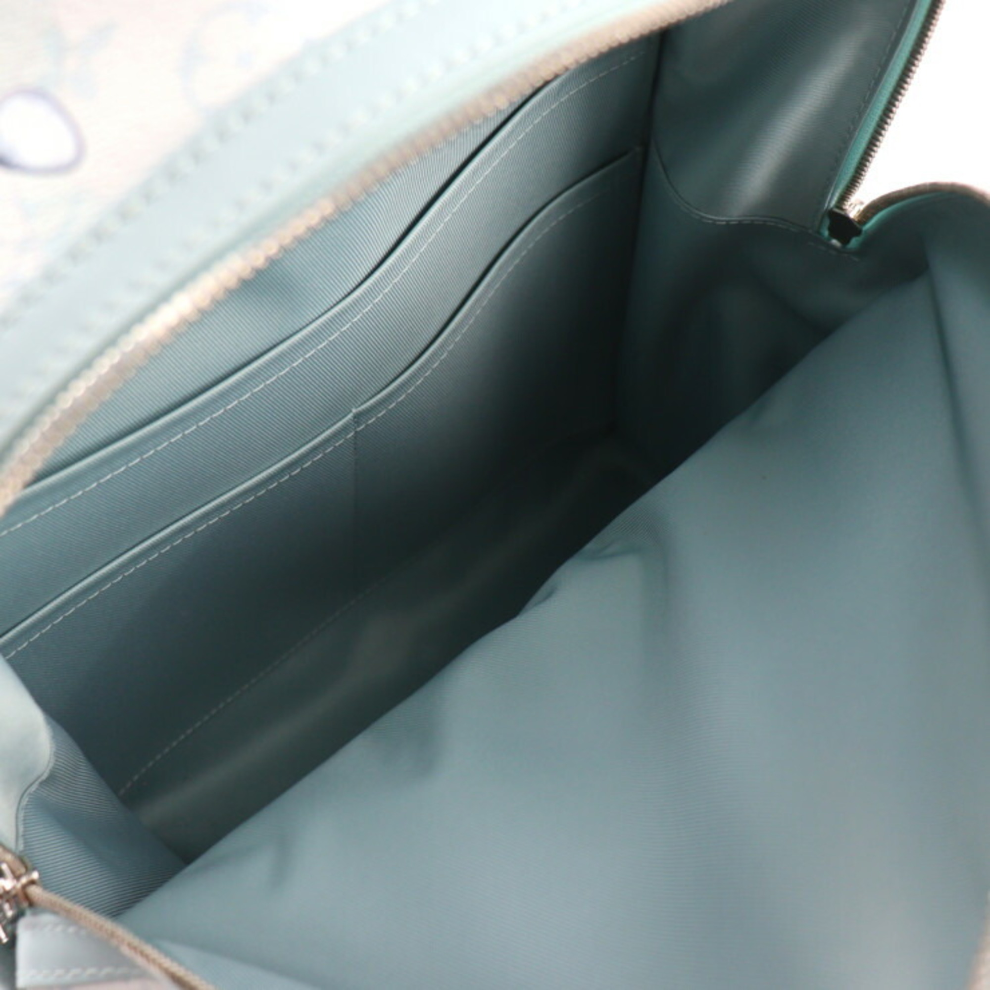 LOUIS VUITTON Discovery Backpack PM Monogram Aqua Garden Rucksack/Daypack M22519 PVC Leather Light Blue Silver Hardware Vuitton