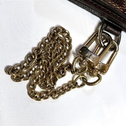 Louis Vuitton Damier Portefeuille Accordion N60002 Long Wallet Men's with Chain