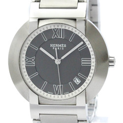 Polished HERMES Nomade Stainless Steel Auto Quartz Mens Watch NO1.810 BF564594