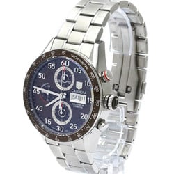 Polished TAG HEUER Carrera Chronograph Day Date Automatic Watch CV2A12 BF565997