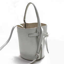 CELINE Big Bag Bucket Nano 2Way Shoulder White 187243 Women's