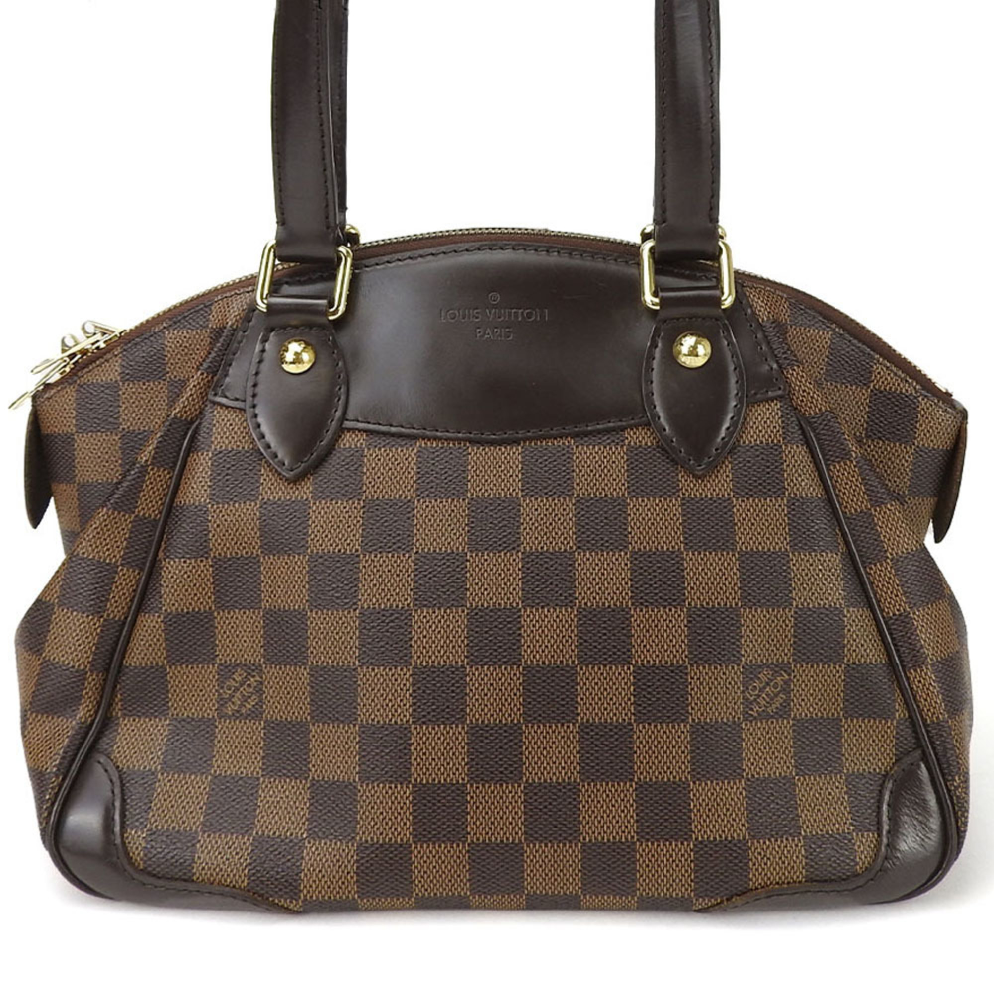 Louis Vuitton Hand Bag Verona PM N41117 Damier Ebene Leather Women's LOUIS VUITTON hand bag