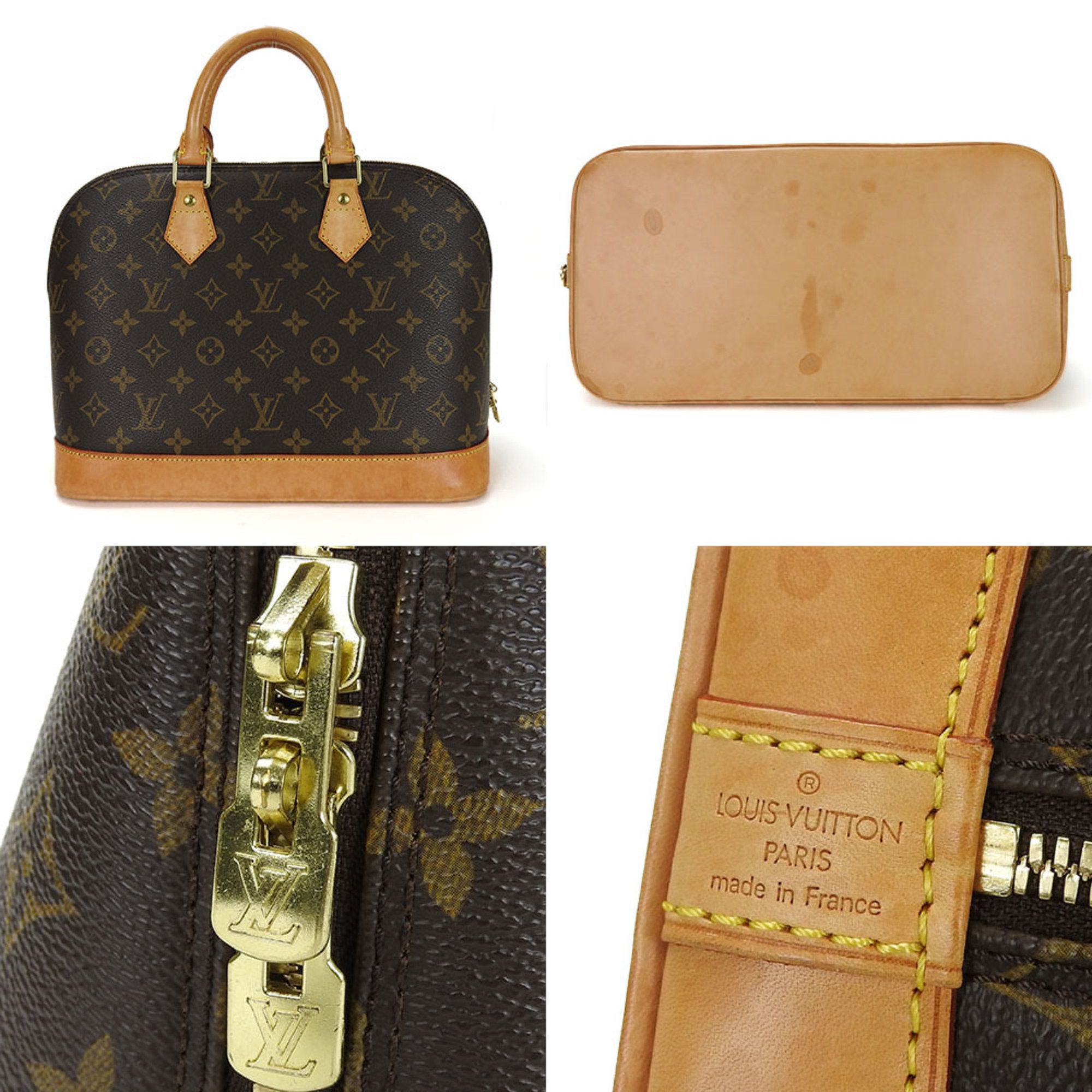 Louis Vuitton Handbag Alma M51130 Monogram Women's LOUIS VUITTON monogram hand bag PVC