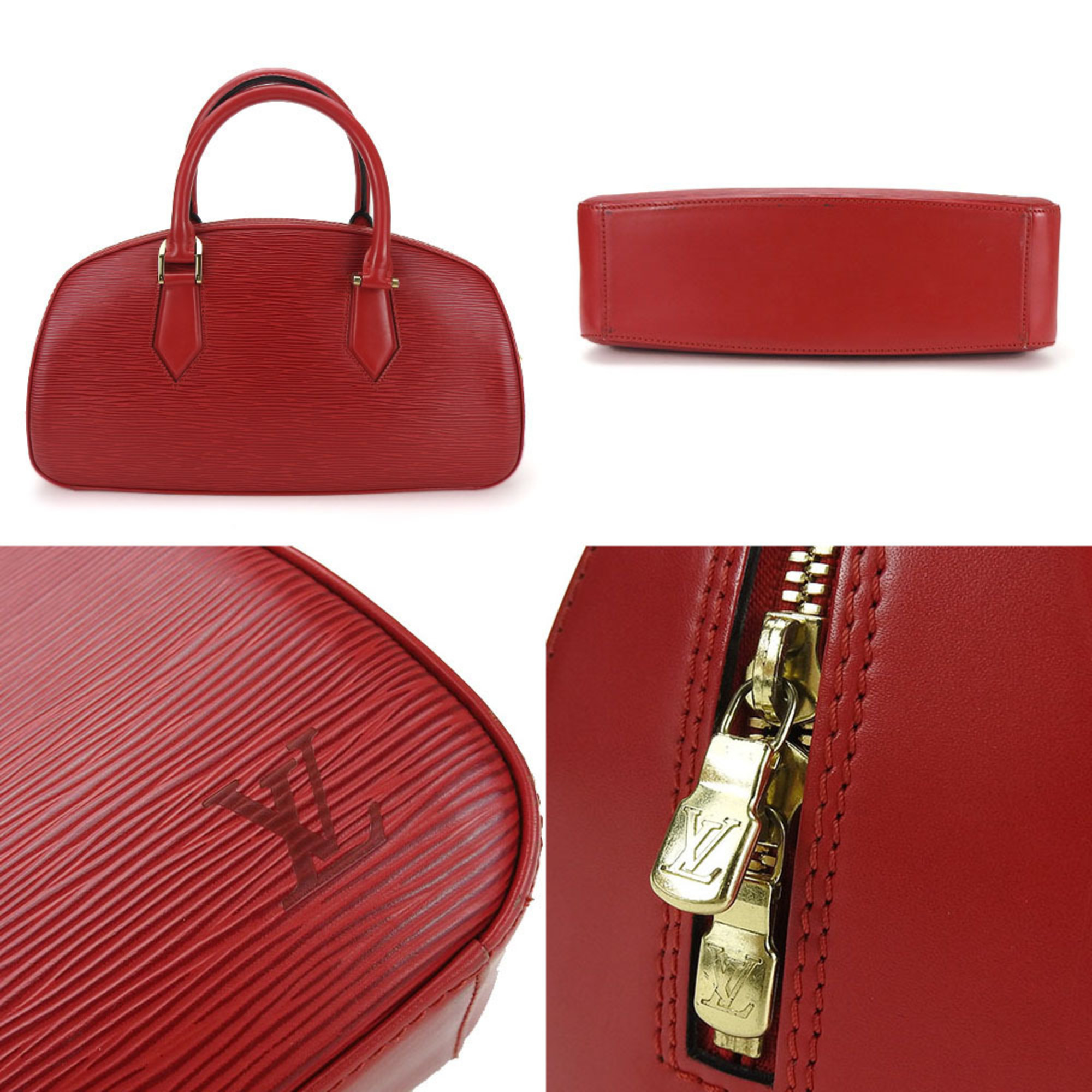 Louis Vuitton Handbag Jasmine M52087 Epi Castilian Red Chic Ladies LOUIS VUITTON hand bag epi red