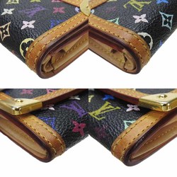 LOUIS VUITTON M92656 Portomone Pla Monogram Multicolor Noir Coin Case Purse Accessory Ladies Vuitton LV coin case pvc