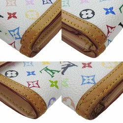 LOUIS VUITTON M92983 Portomonebier Cult Credit W Wallet Compact Monogram Multicolor Bronze White LV Leather Gold