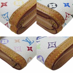 LOUIS VUITTON M92983 Portomonebier Cult Credit W Wallet Compact Monogram Multicolor Bronze White LV Leather Gold