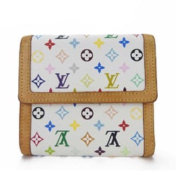 LOUIS VUITTON M92983 Portomonebier Cult Credit W Wallet Compact Monogram Multicolor Bronze White LV Leather Gold