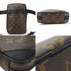 Louis Vuitton Body Bag Shoulder Utility Side M44428 Monogram Solar Ray Virgil Abloh Leather Black Men's LV LOUIS VUITTON shoulder bag black