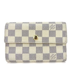 Louis Vuitton Trifold Wallet Compact Portefeuille Alexandra N63068 Damier Azur Accessories Women's LOUIS VUITTON LV PVC 22076