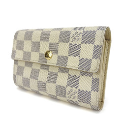 Louis Vuitton Trifold Wallet Compact Portefeuille Alexandra N63068 Damier Azur Accessories Women's LOUIS VUITTON LV PVC 22076