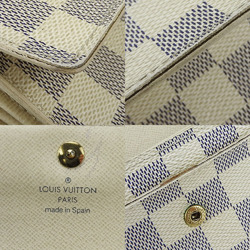 Louis Vuitton Trifold Wallet Compact Portefeuille Alexandra N63068 Damier Azur Accessories Women's LOUIS VUITTON LV PVC 22076