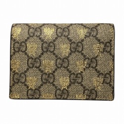 GUCCI GG Supreme Bee Compact Wallet 508757 Bifold Unisex