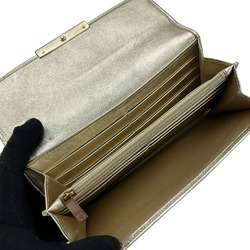 Cartier Bifold Long Wallet L3000823 Love Collection Leather Champagne Gold Accessories Women's long wallet