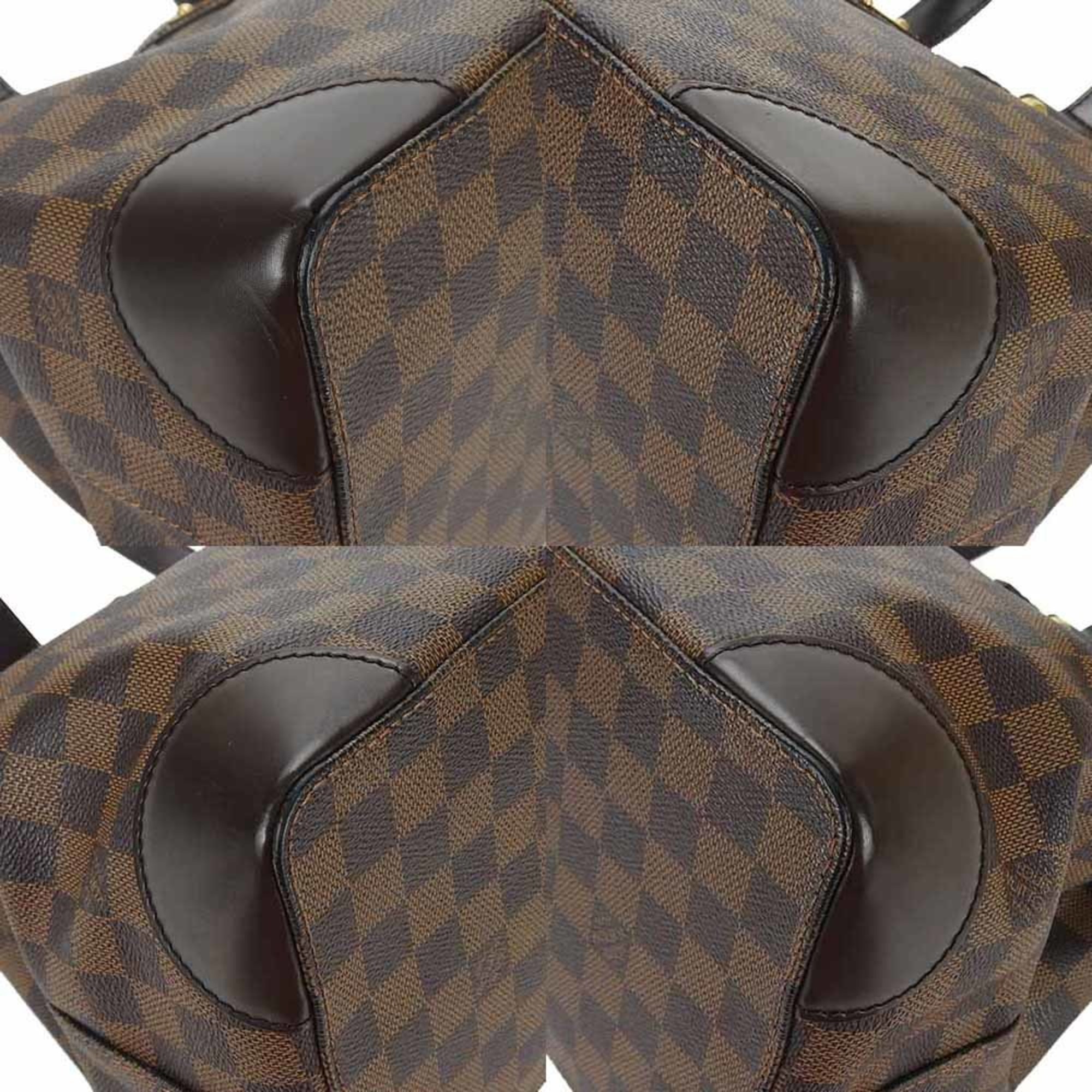 LOUIS VUITTON N51205 Hampstead PM Damier Tote Bag Ladies Checkered Pattern Brown