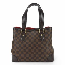 LOUIS VUITTON N51205 Hampstead PM Damier Tote Bag Ladies Checkered Pattern Brown