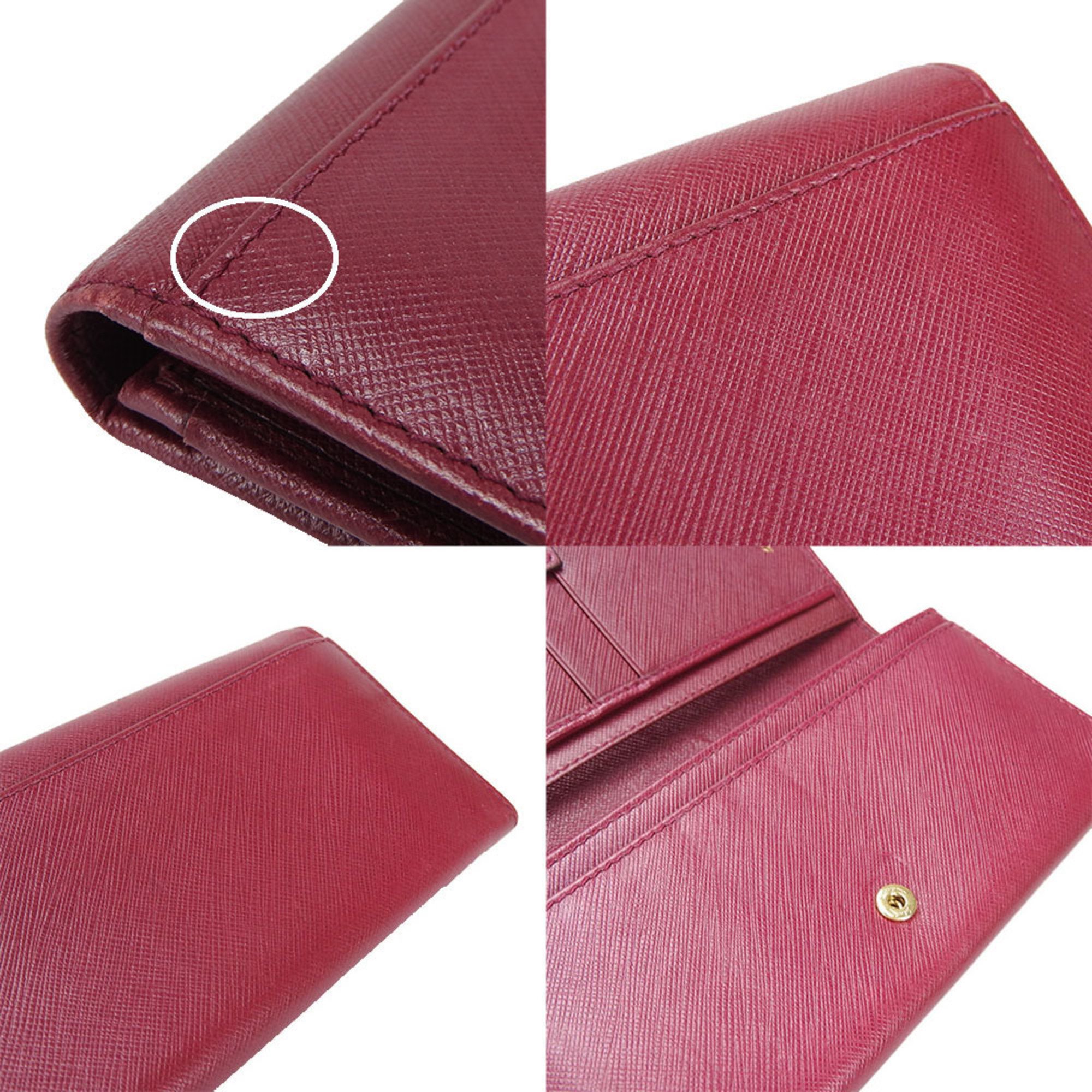 Salvatore Ferragamo Bi-fold long wallet KI-22B857 Purple leather