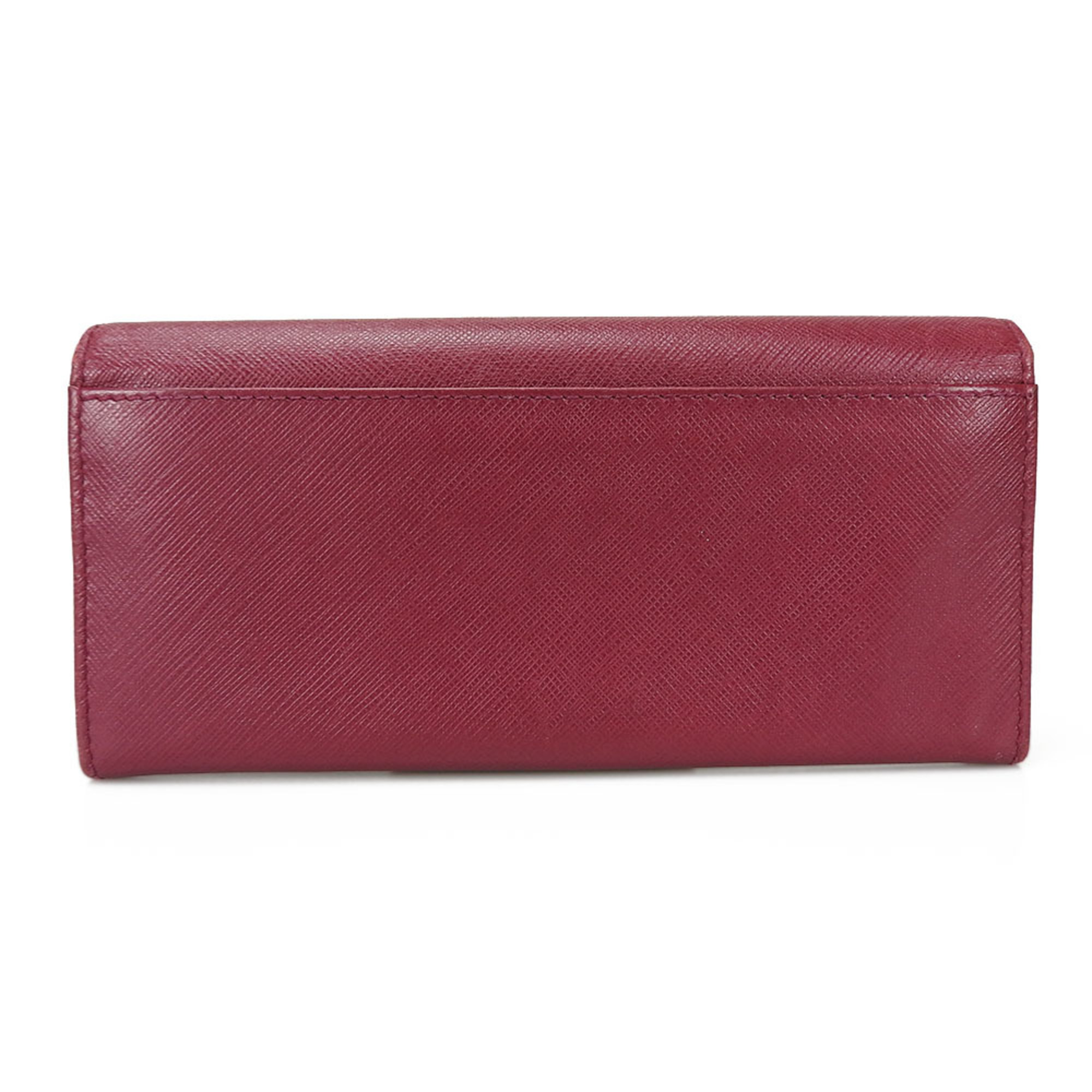 Salvatore Ferragamo Bi-fold long wallet KI-22B857 Purple leather