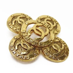 CHANEL Chanel coco mark brooch flower plated gold accessory box accessories