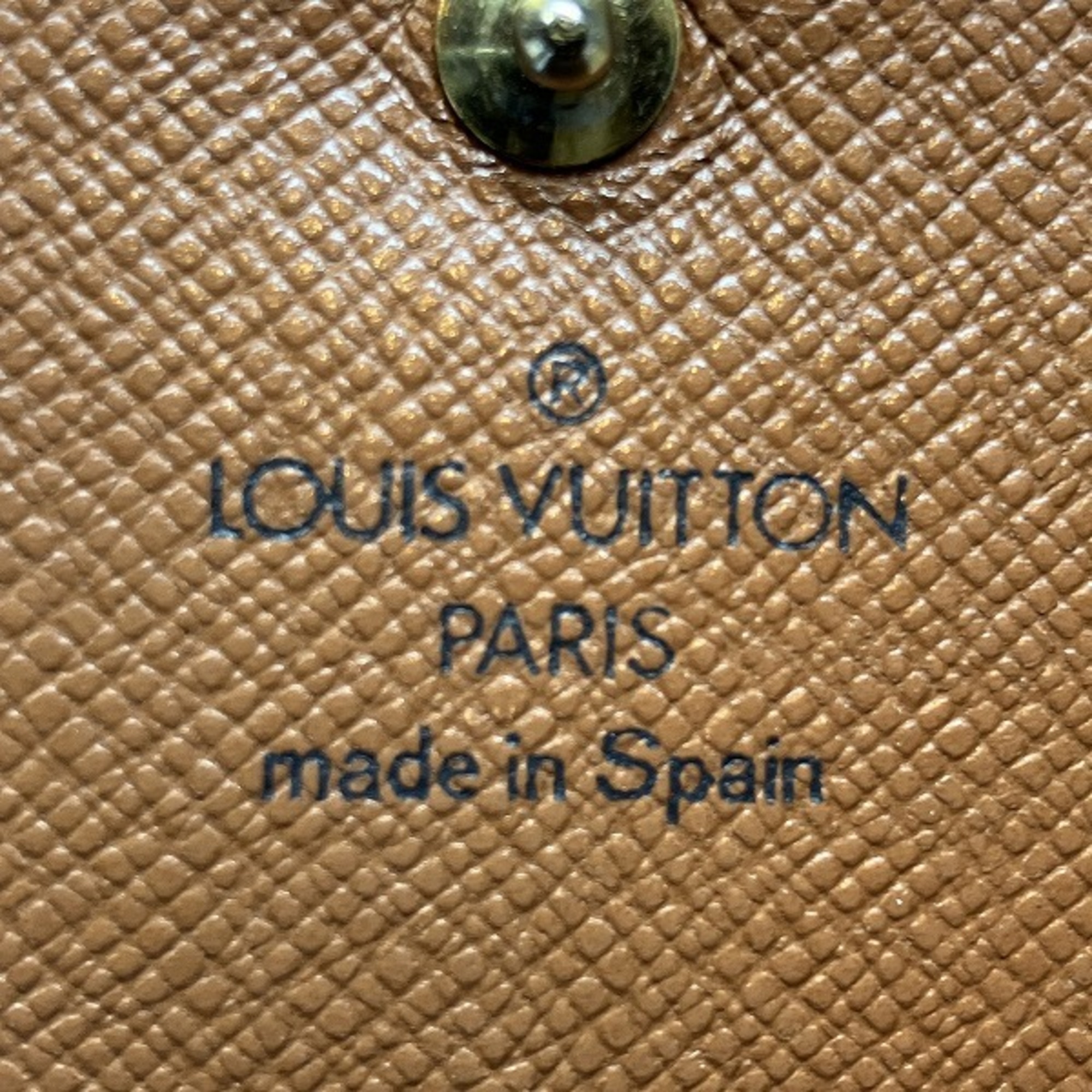 Louis Vuitton Monogram Portomonevier Tresor M61730 Wallet Bifold Unisex