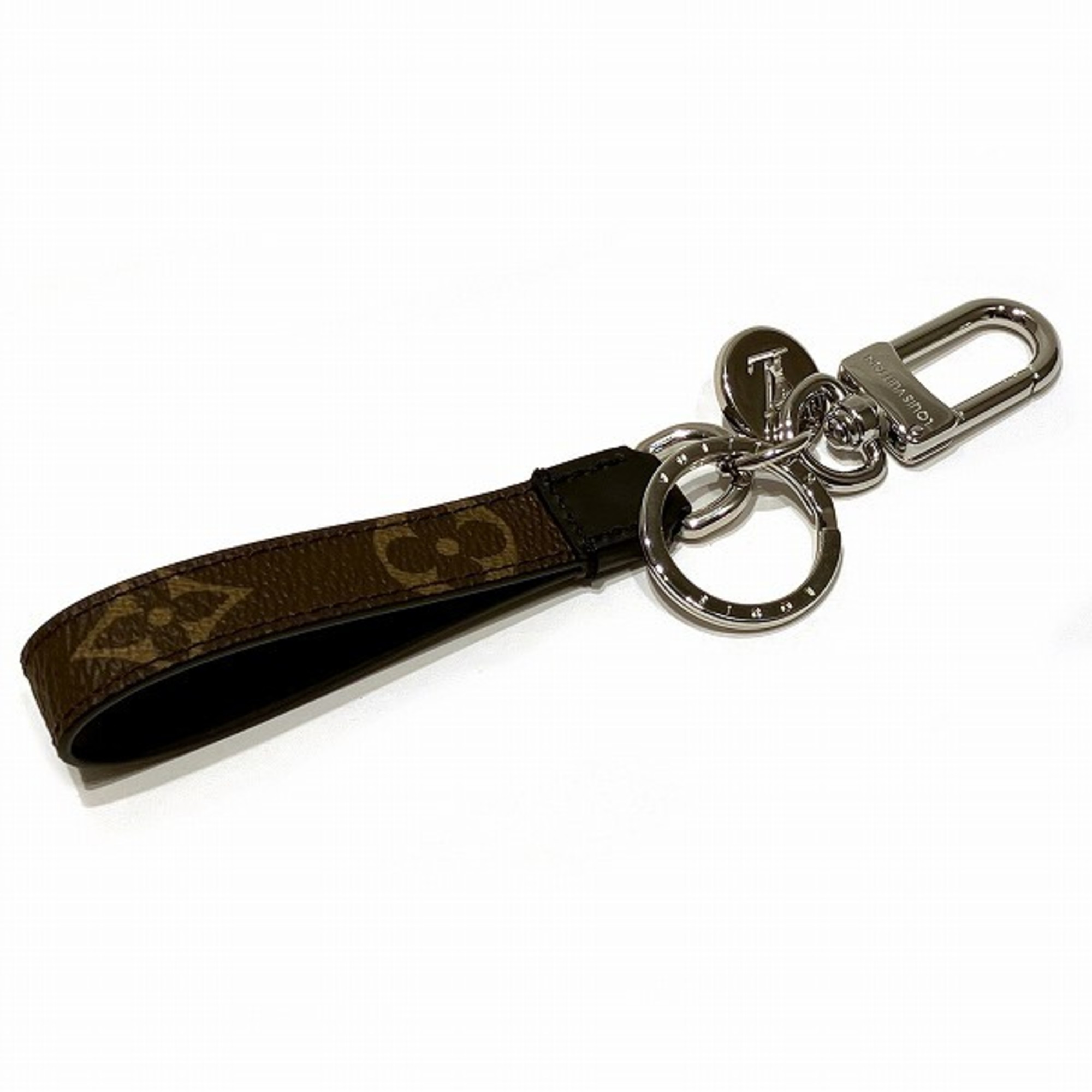 Louis Vuitton Monogram Porte Cle Slim Dragonne M00853 Logo Keychain Unisex Item Accessory