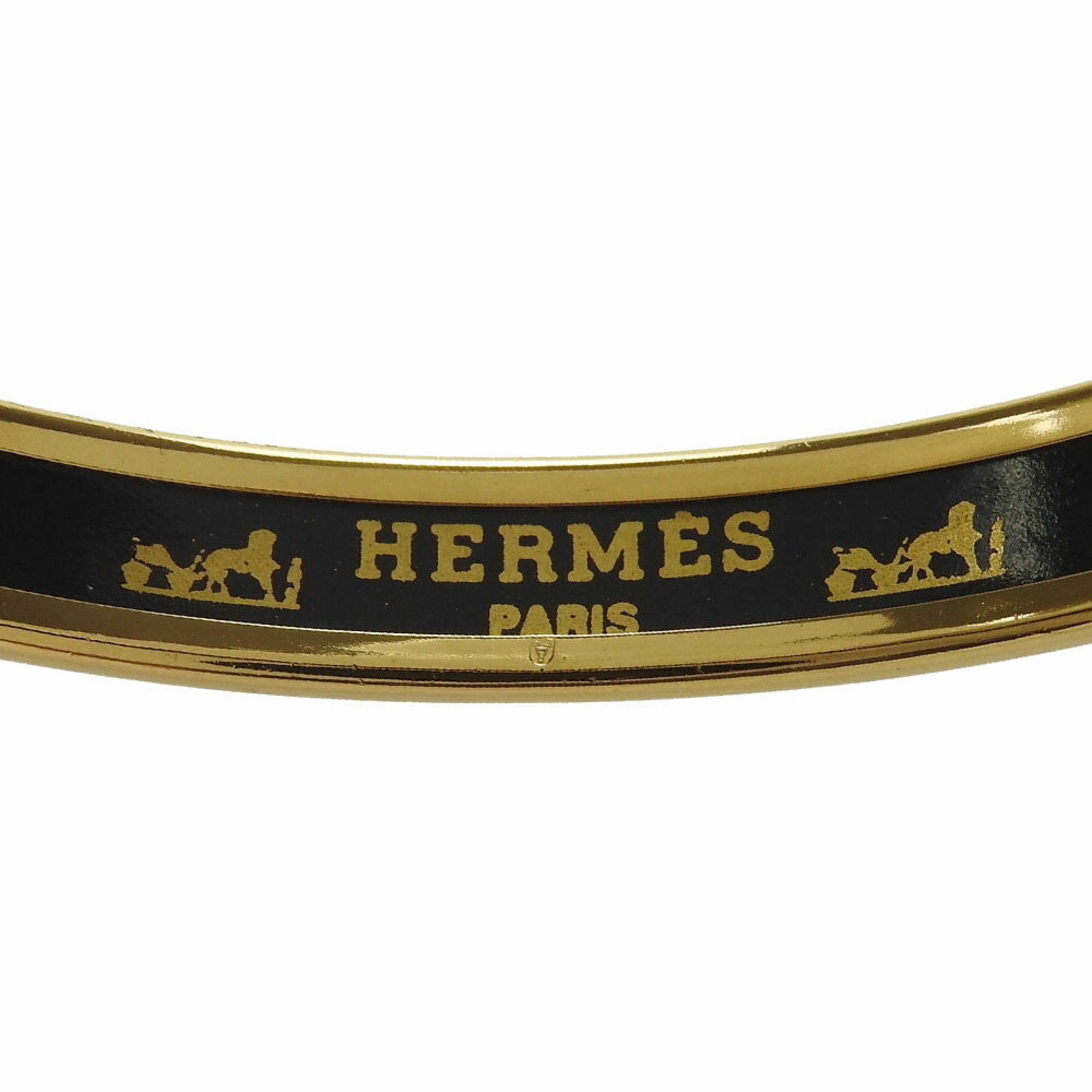 hermes bangle bracelet enamel accessory belt pattern cloisonne gold blue yellow plated ladies accessories