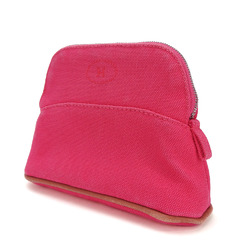 Hermes Bolide Pouch Canvas Pink Bag-in-Bag Accessories Women's HERMES pouch canvas pink