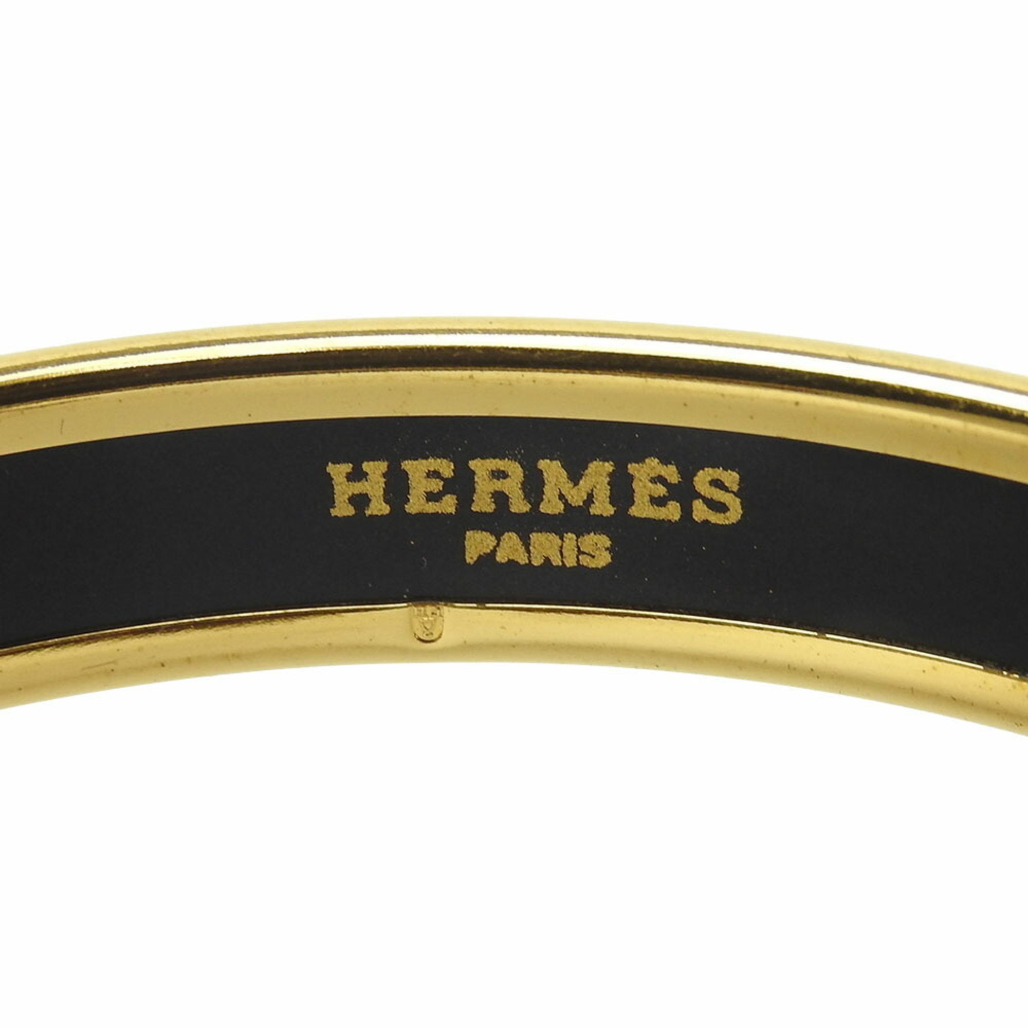 Hermes bangle enamel GP cloisonne gold plated accessory ladies HERMES