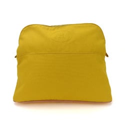 Hermes Bolide Pouch GM Large Canvas Yellow Accessories Women's HERMES pouch canvas yellow