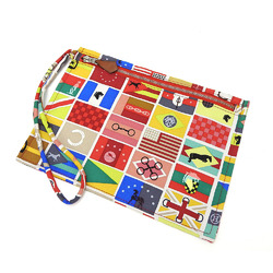 Hermes pouch bag-in-bag silk accessories multi-colored ladies HERMES