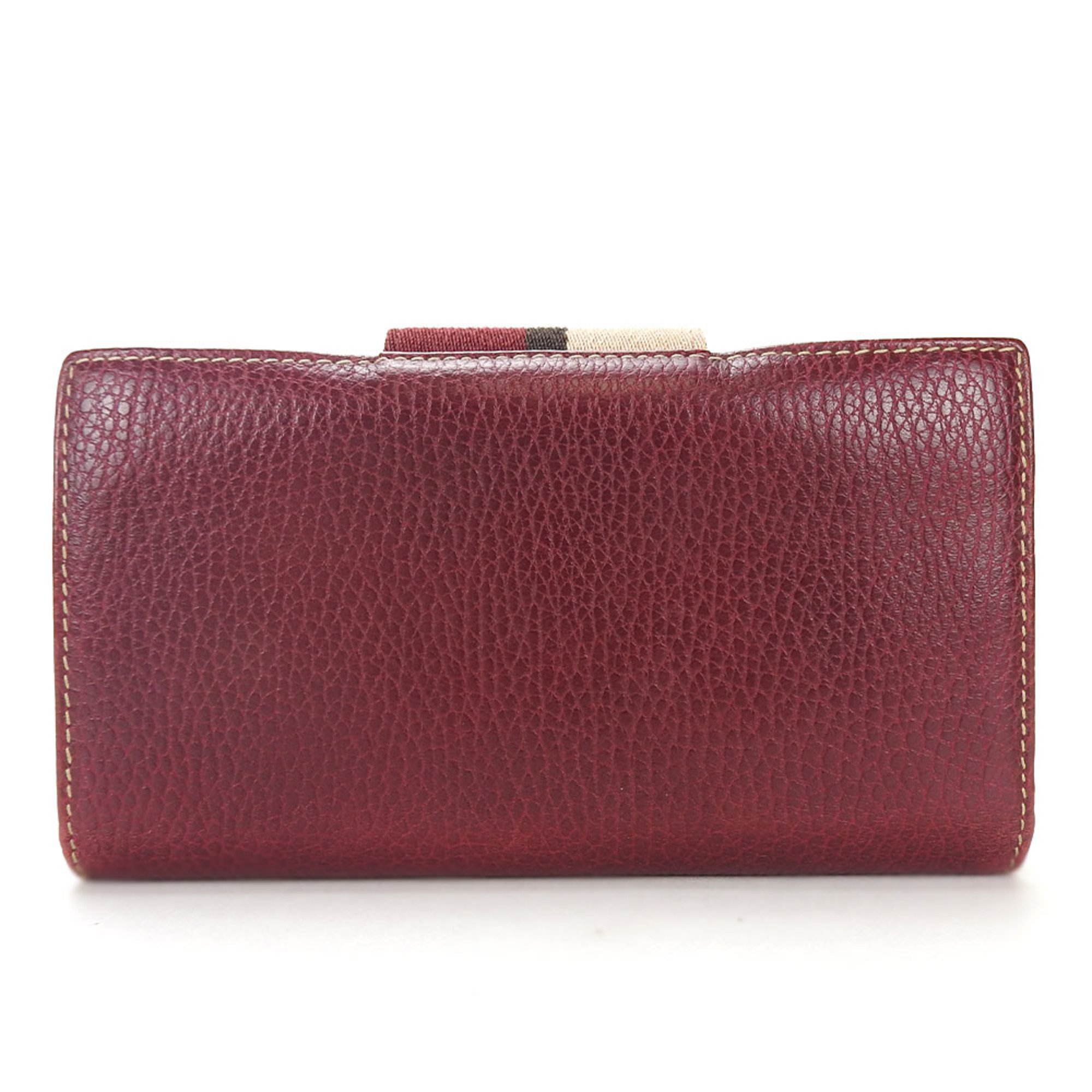 GUCCI Long Wallet 181668 Leather Bordeaux Women's Accessories bordeaux