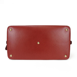Salvatore Ferragamo hand bag shoulder GU-21E685 Gancini leather red ladies