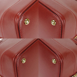 Salvatore Ferragamo hand bag shoulder GU-21E685 Gancini leather red ladies
