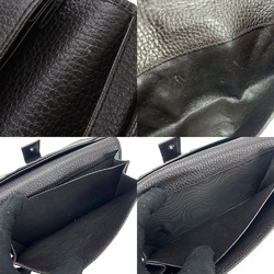 Gucci Bifold Long Wallet W 231843 Interlocking Double GG Leather Dark Brown Accessory Women's GUCCI