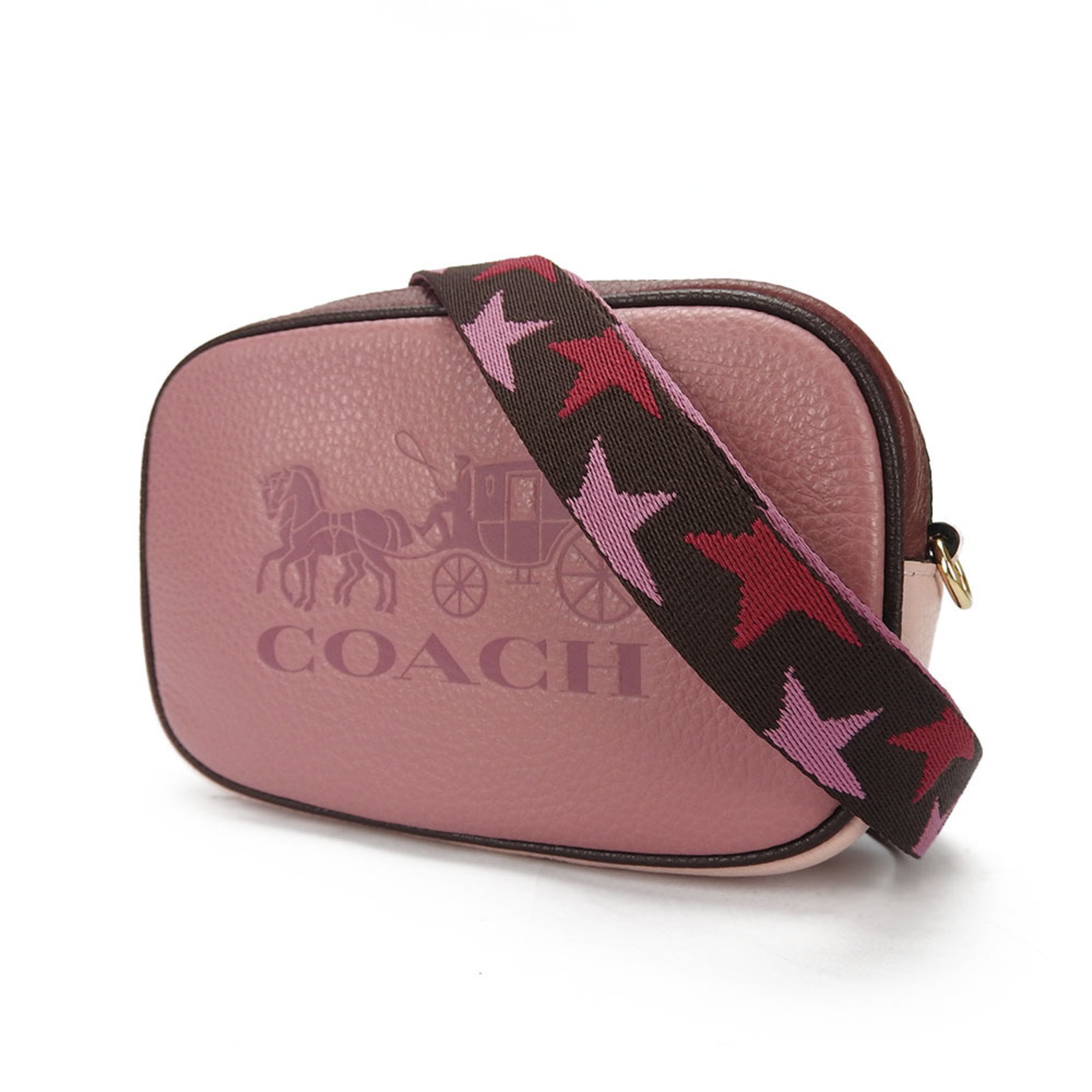 Coach Shoulder Bag Body 4162 Star Bordeaux Light Pink Leather Women's COACH Hand leather Gold