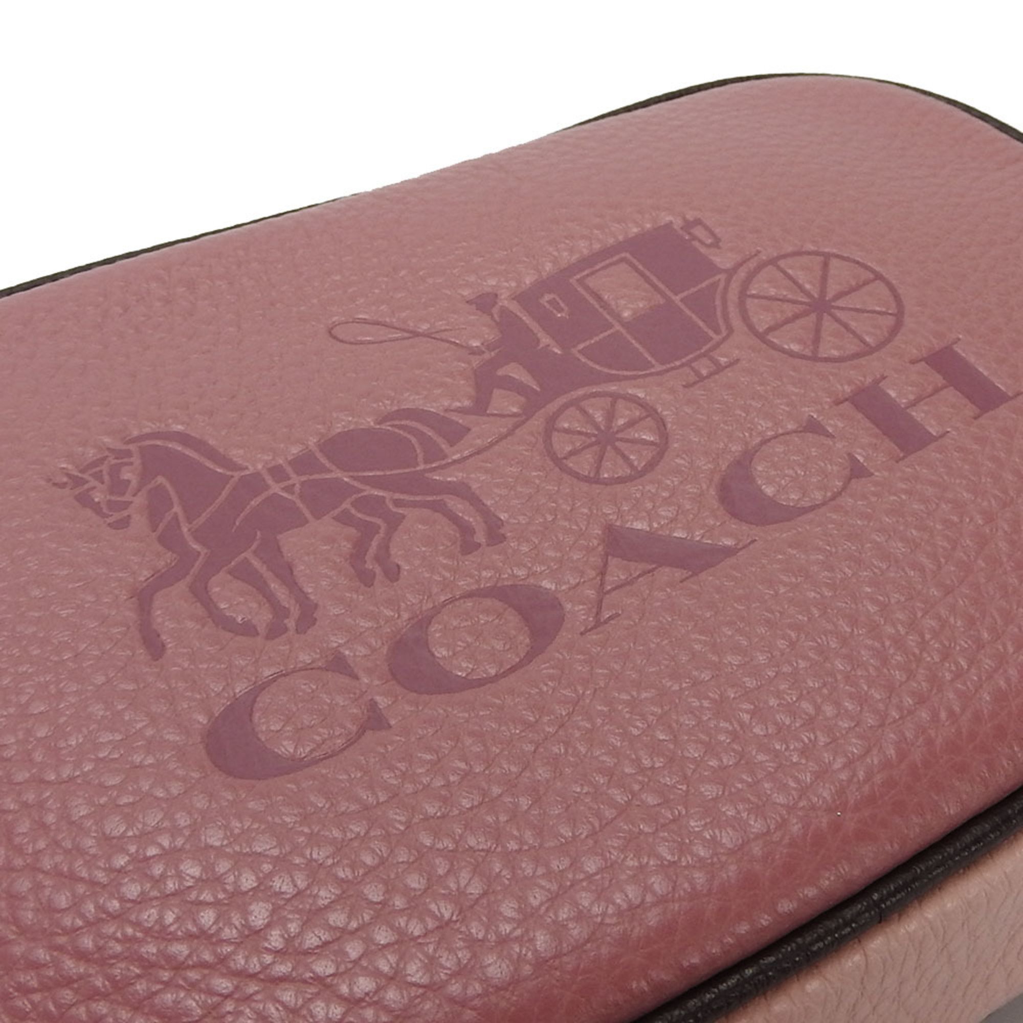 Coach Shoulder Bag Body 4162 Star Bordeaux Light Pink Leather Women's COACH Hand leather Gold