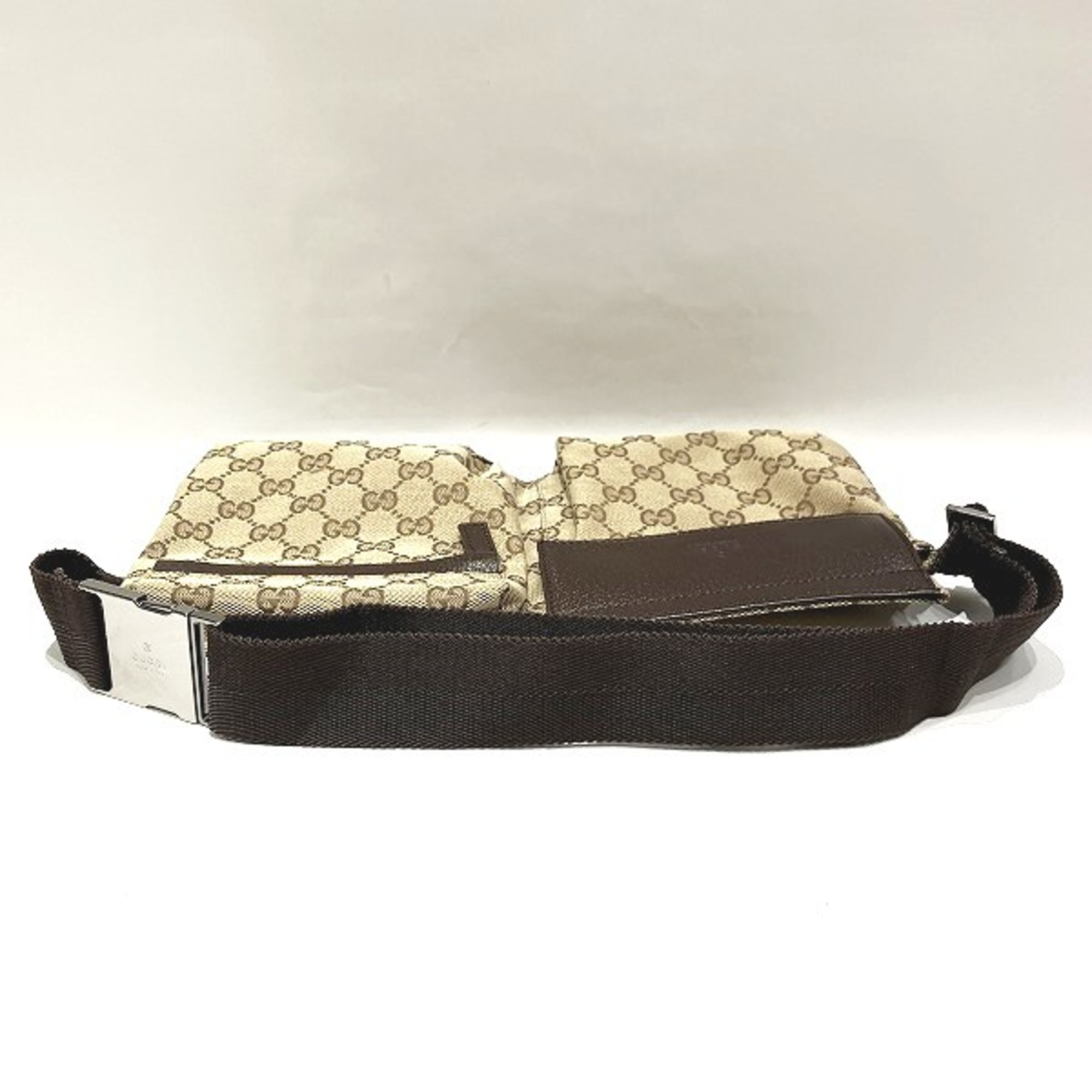 GUCCI GG canvas 28566 bag body waist pouch unisex