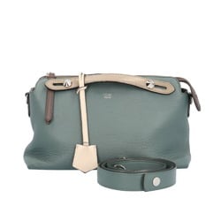 Fendi Visible Mini Medium Handbag Leather 8BL124-5QJ Green Women's FENDI