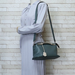 Fendi Visible Mini Medium Handbag Leather 8BL124-5QJ Green Women's FENDI