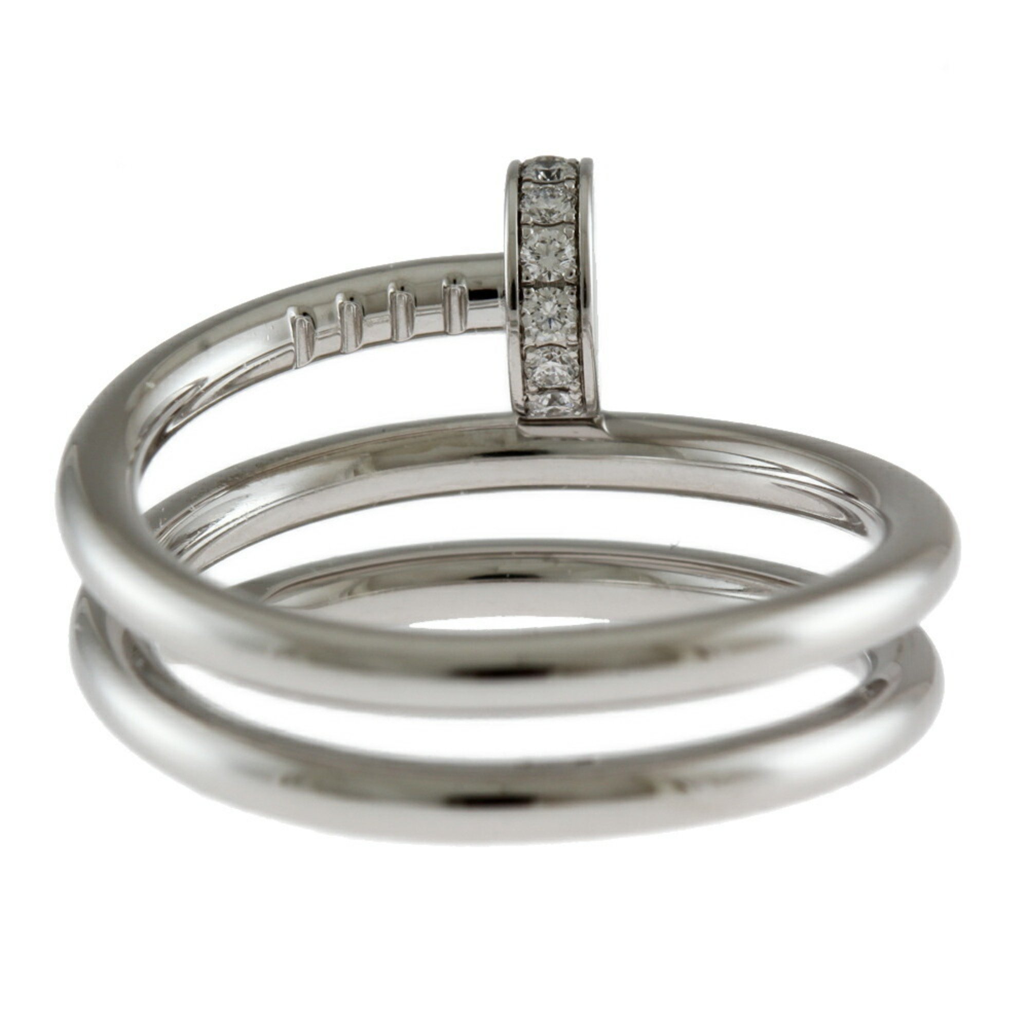 Cartier Just Ankle Diamond Ring No. 9 18K Women's CARTIER