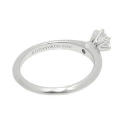 Tiffany TIFFANY&Co. Solitaire Diamond 0.31ct F/VVS2/3EX No. 7 Ring Pt Platinum