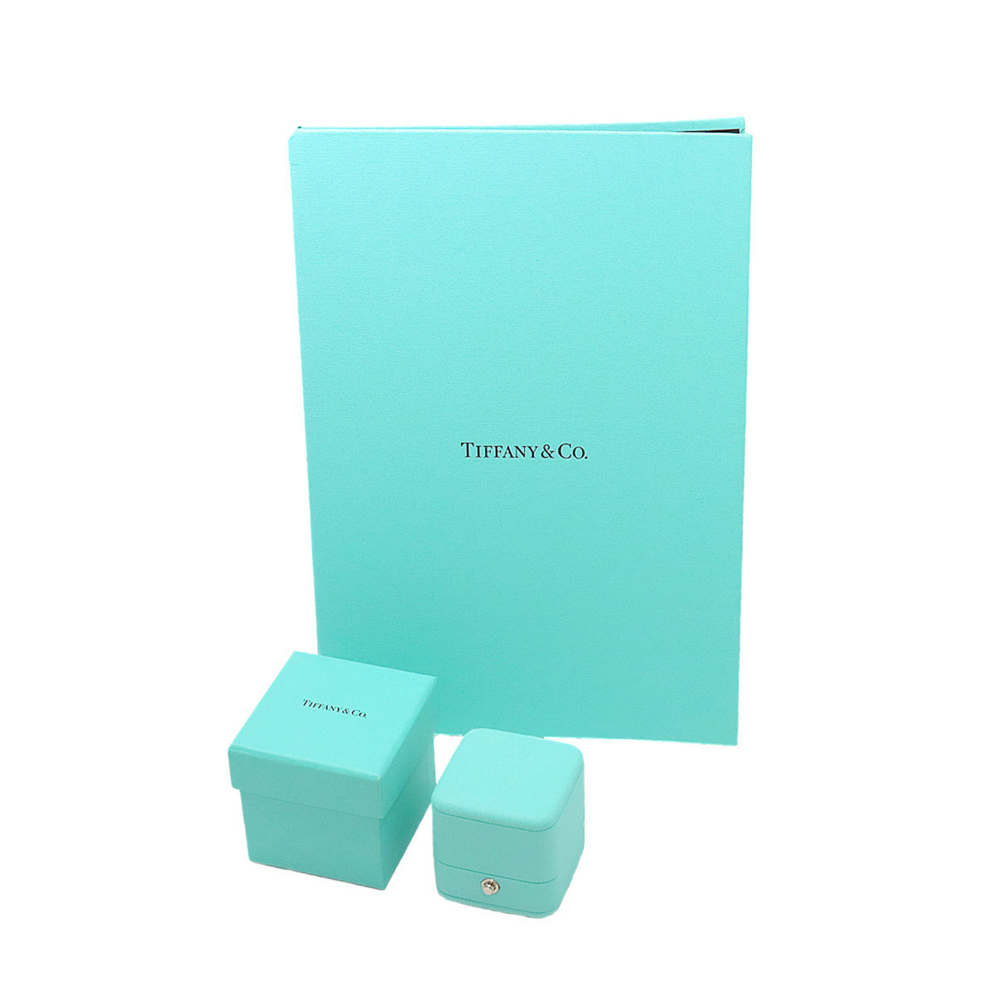 Tiffany TIFFANY&Co. Solitaire Diamond 0.31ct F/VVS2/3EX No. 7 Ring Pt Platinum