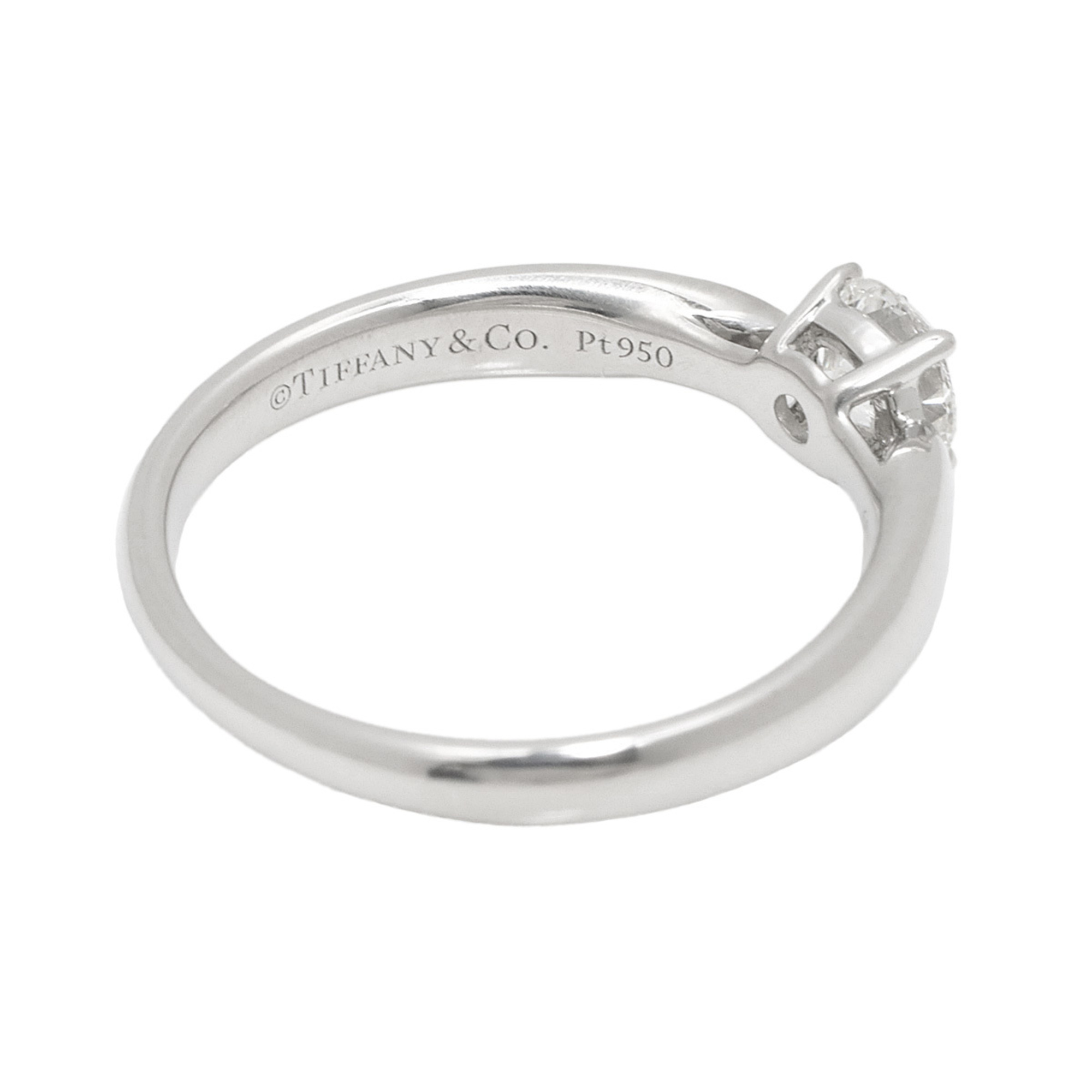 Tiffany TIFFANY&CO. Harmony Diamond 0.34ct G/VS1/3EX No. 8 Ring Pt Platinum