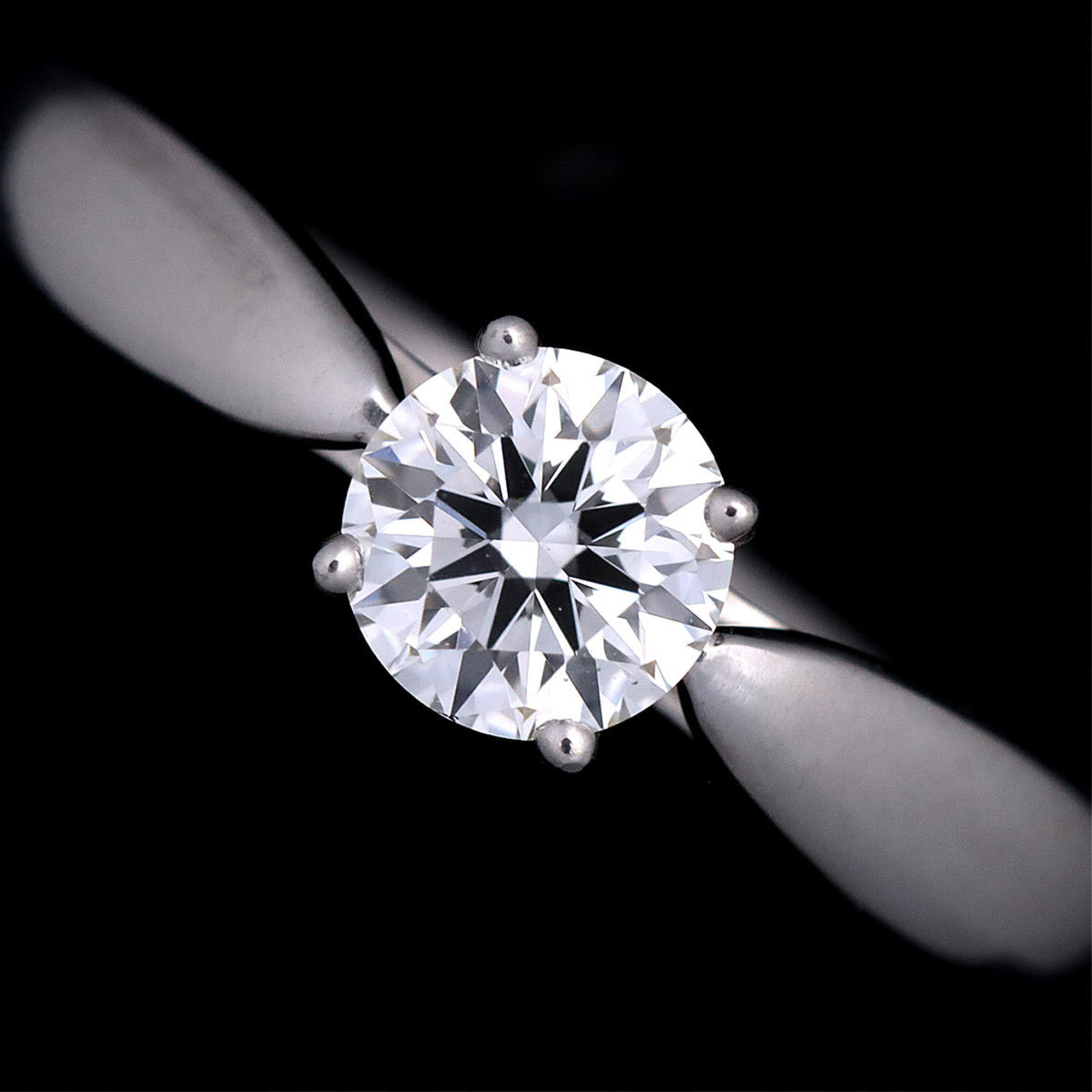 Tiffany TIFFANY&CO. Harmony Diamond 0.34ct G/VS1/3EX No. 8 Ring Pt Platinum
