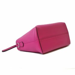Fendi Visaway Shoulder Bag Leather Pink Women's FENDI
