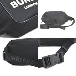 Burberry BURBERRY Body Bag Nylon Black/White Unisex