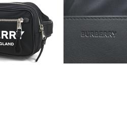 Burberry BURBERRY Body Bag Nylon Black/White Unisex
