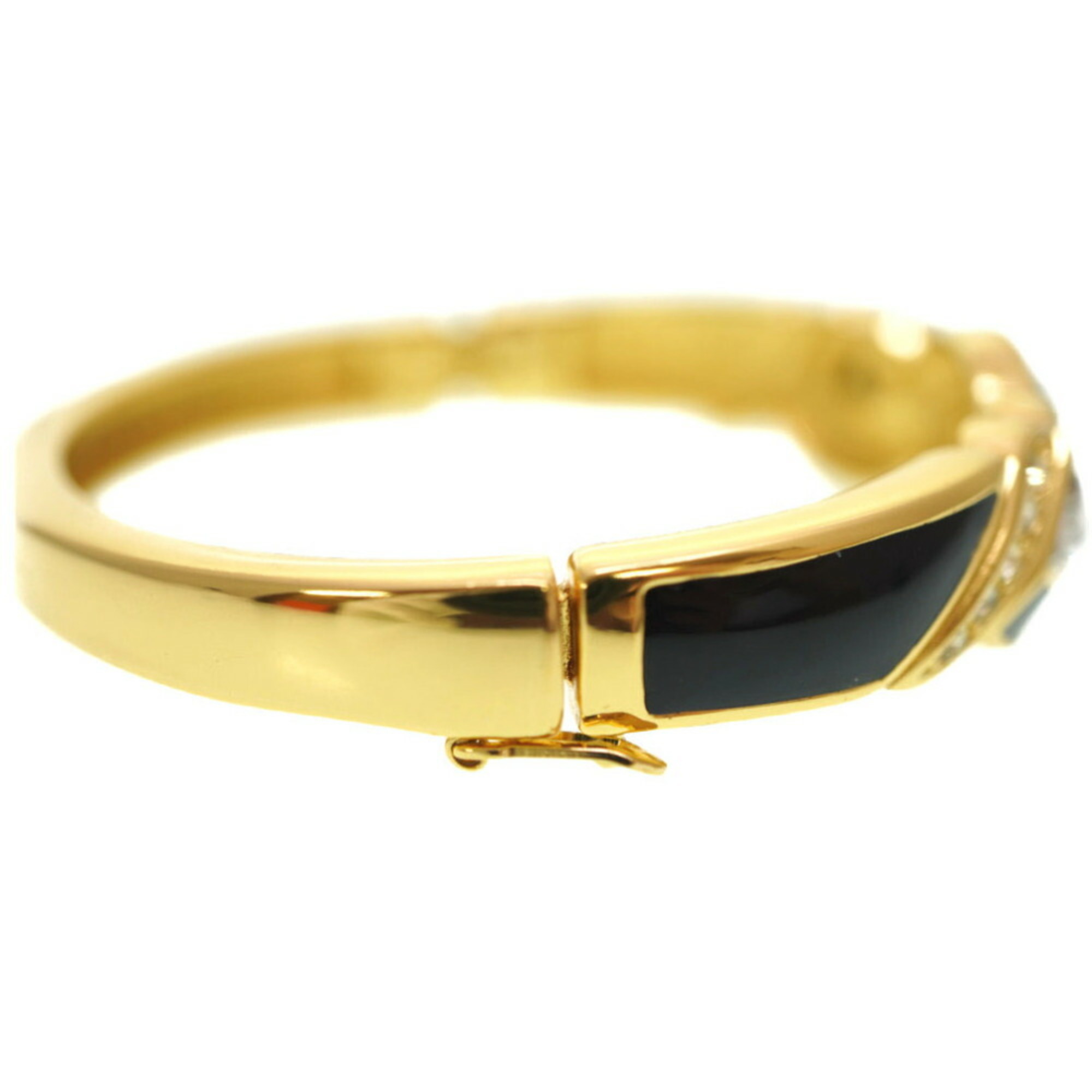 Christian Dior Dior stone bangle gold bracelet 0183Dior ladies